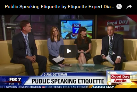 Public Speaking Etiquette