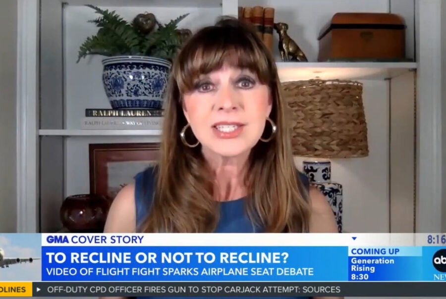 airplane travel etiquette | is it OK to recline your seat?